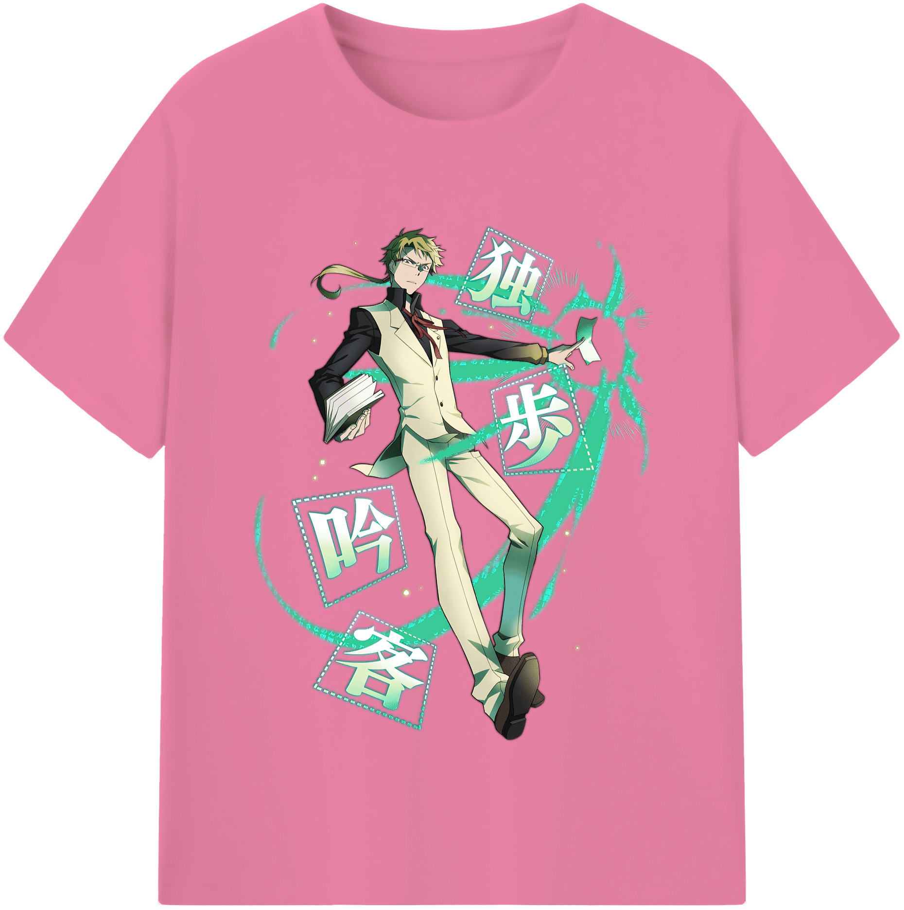 （画像用） 文豪ストレイドッグス Bungo Stray Dogs 綿100％半袖Tシャツ（フロントプリント）